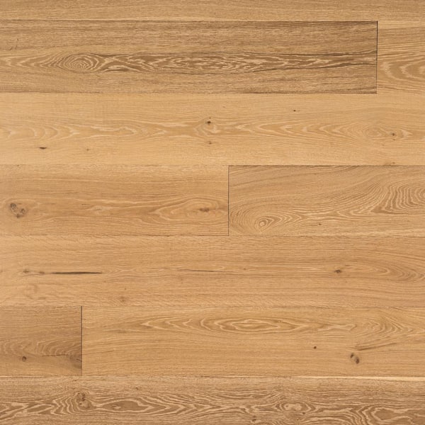 Kentsea Oak 0.63 in.T x 11.25 in. W x 48 in. L Engineered Stair Tread Eased Edge Molding Hardwood Trim (2-pieces/case)