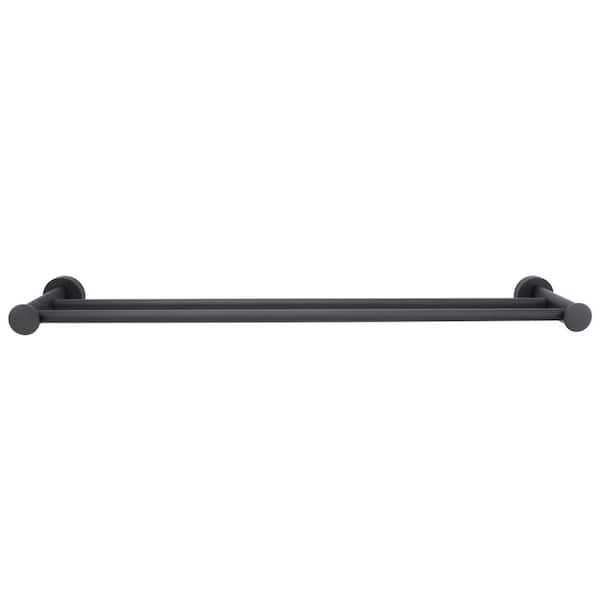 Barclay Products Plumer 24 in. Wall Mount Double Towel Bar in Oil Rubbed Bronze