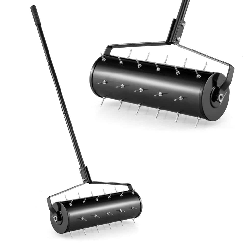 21 in. Manual Rolling Lawn Aerator with 33 Spikes and Sand-Fillable Drum, Long Handle price history on PriceWatchPro