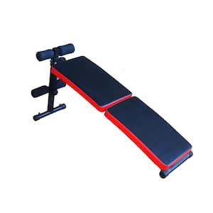 Multi-Position Adjustable Plastic Outdoor Utility Bench for Weightlifting & Strength Training, Sit-up Chair Collapsible