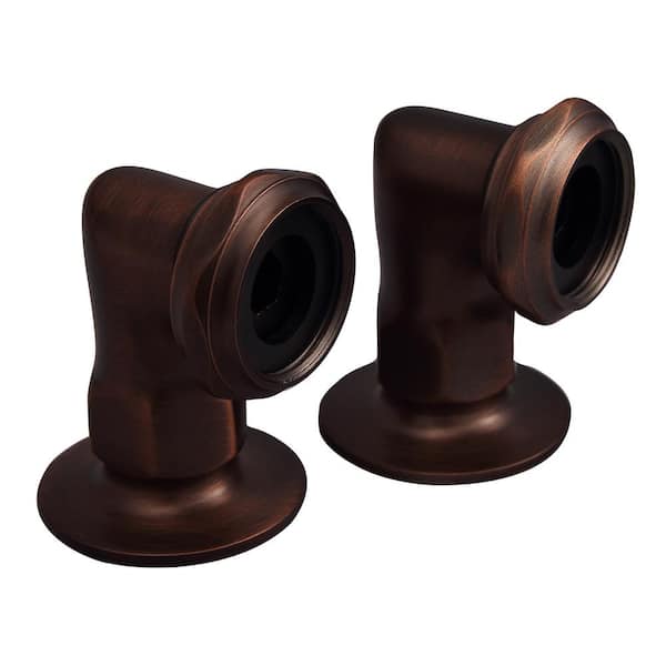Barclay Products 2 in. Brass Deck Mount Coupler in Oil Rubbed Bronze