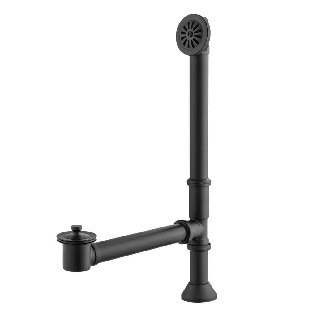 Vintage Claw Foot Tub Drain Kit with Lift and Turn Bath Drain Stopper, Matte Black price history on PriceWatchPro