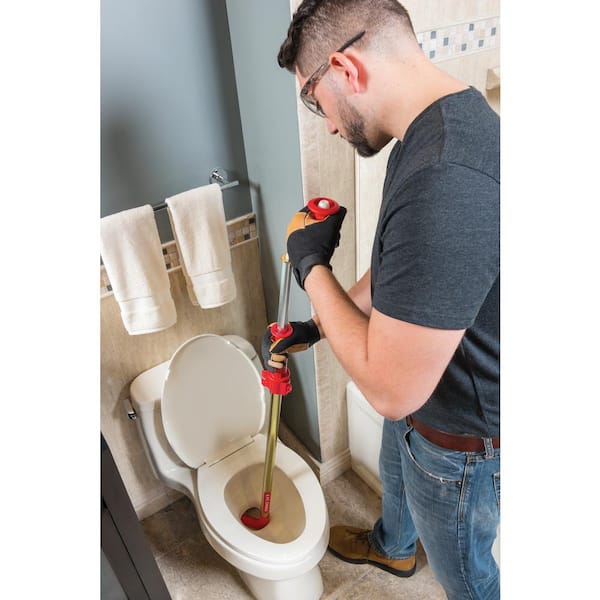 RIDGID K-6P Hybrid Toilet Snake Auger, 6 ft. Cable with