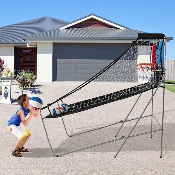 Red 81 in. Basketball Stand (5-Pack)