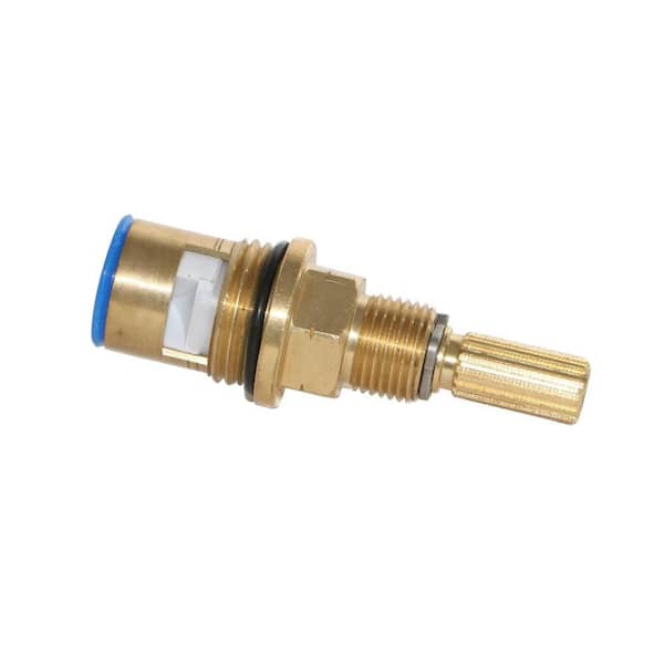 JAG PLUMBING PRODUCTS Brass Cartridge: Cold, 16Pt Spline for Altman and other Luxury Faucets