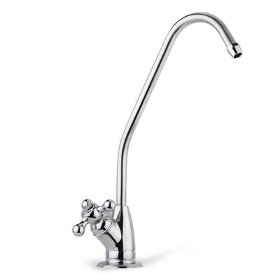 3-Lever Silver Chrome Drinking Water Reverse Osmosis Faucet