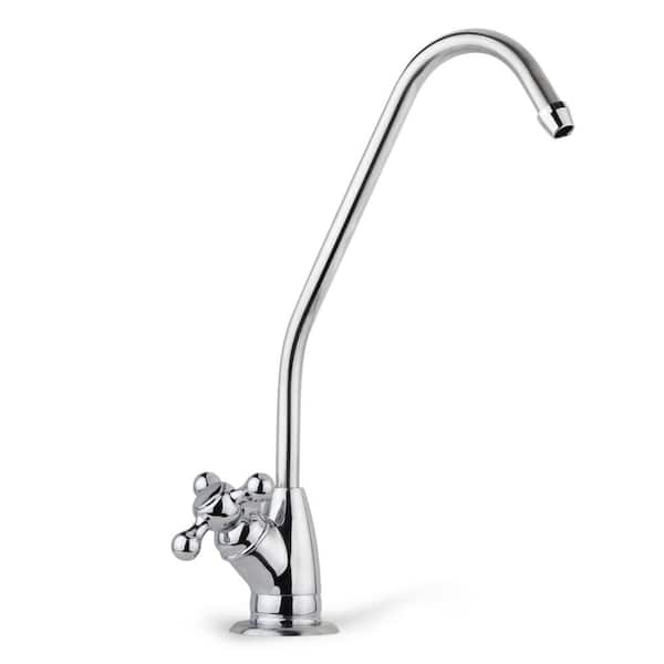 ISPRING 3-Lever Silver Chrome Drinking Water Reverse Osmosis Faucet