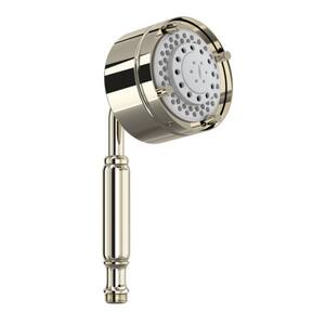5-Spray Wall Mount Handheld Shower Head 1.75 GPM in Polished Nickel