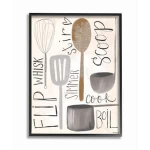 RAE DUNN 5 Piece Mini Utensils Black