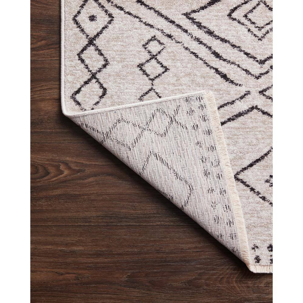 Vance Modern Dove Gray Easy-Care Rectangular Area Rug 5'3" x 7'9"