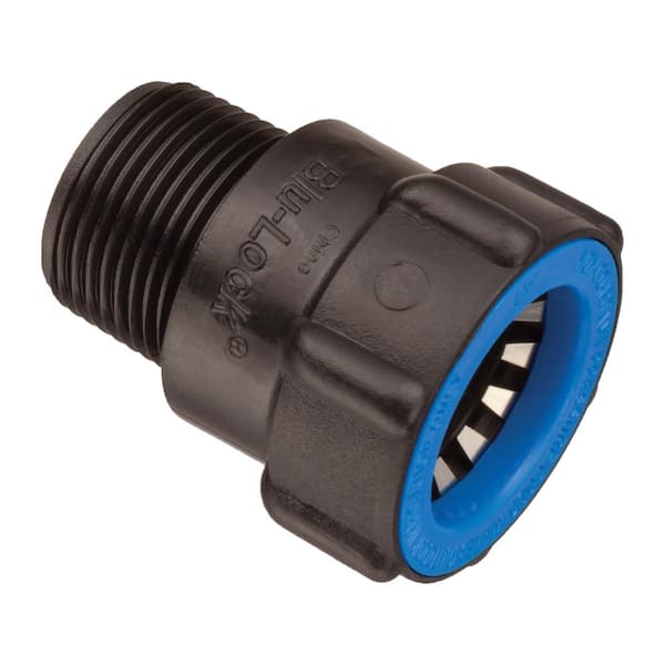 Orbit 3/4 in. x 1 in. Blu-Lock 3X MPT Adapter