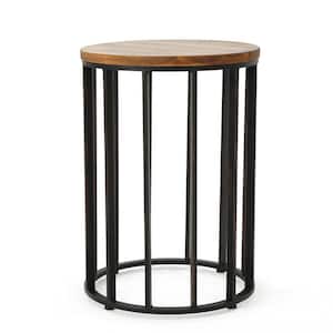 Canary Natural Wood Outdoor Patio Accent Table
