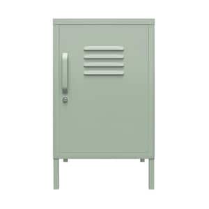 Bonanza 14.96 in. Pale Green Rectangular Metal Locker End Table