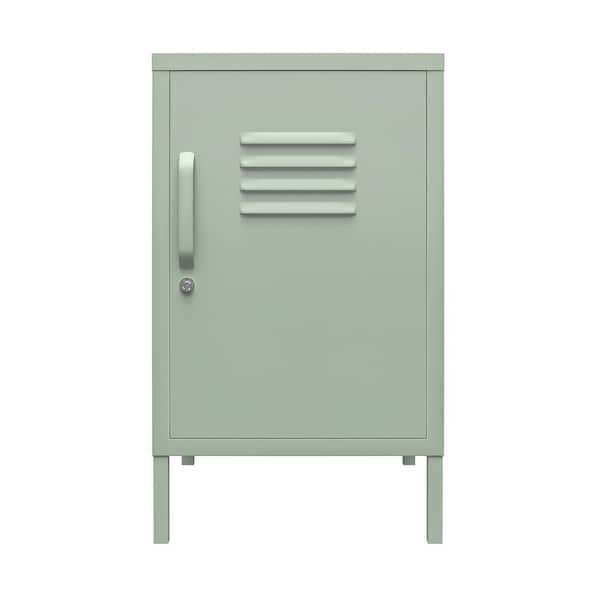 SystemBuild Evolution Bonanza 14.96 in. Pale Green Rectangular Metal Locker End Table