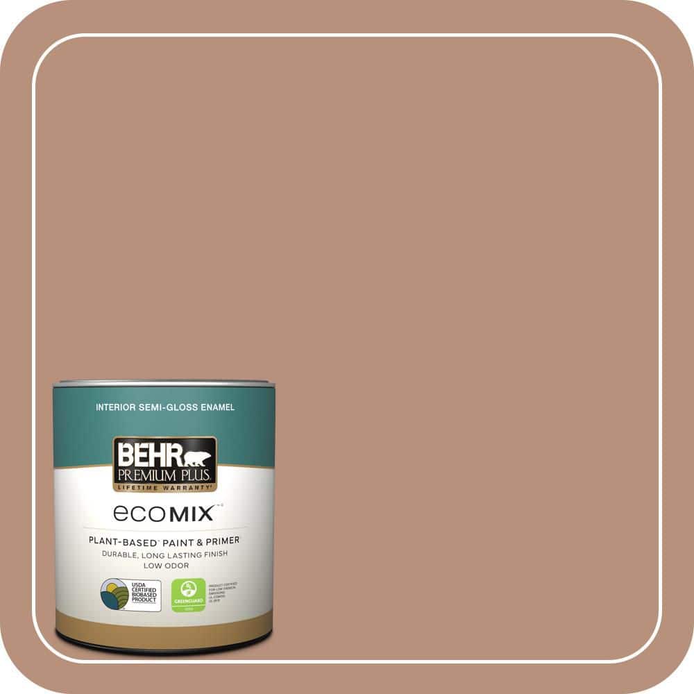 1 qt. #BIC-16 Brandied Pears Semi-Gloss Enamel EcoMix Plant-Based Interior Paint & Primer price history on PriceWatchPro