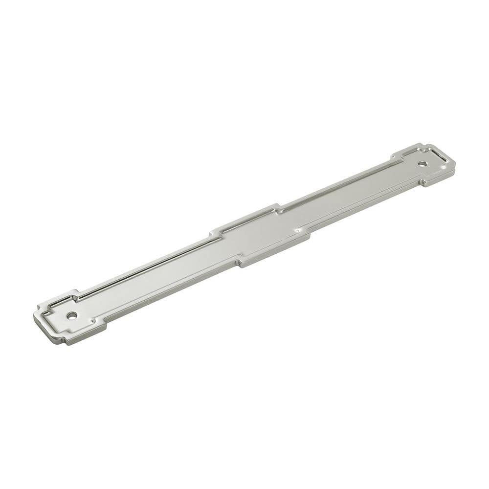 Coventry Collection Pull Backplate 8-13/16 in. (224mm) Center to Center Polished Nickel Finish Cabinet Backplate price history on PriceWatchPro