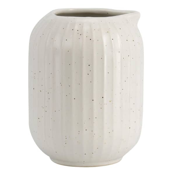 STUDIO 3B Mio 10 fl. oz. White Stoneware Creamer, (1-Piece)