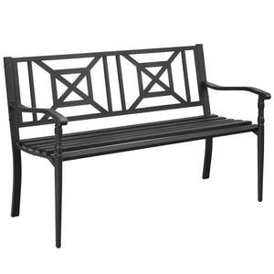50 in. Metal Outdoor Bench