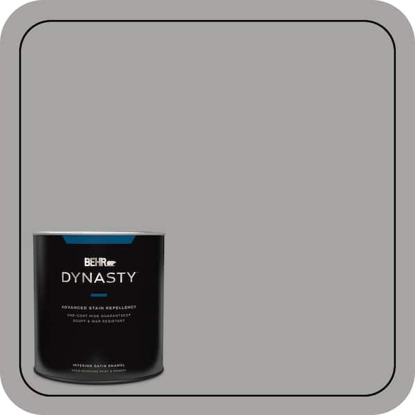 BEHR DYNASTY 1 qt. #PPU26-07 Smokey Wings Satin Enamel Interior Stain-Blocking Paint & Primer