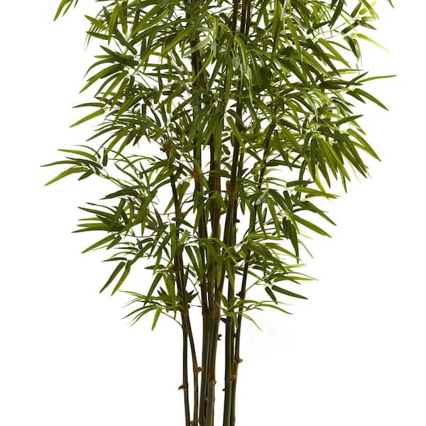 Nearly Natural Bamboo Tree, Green, 7