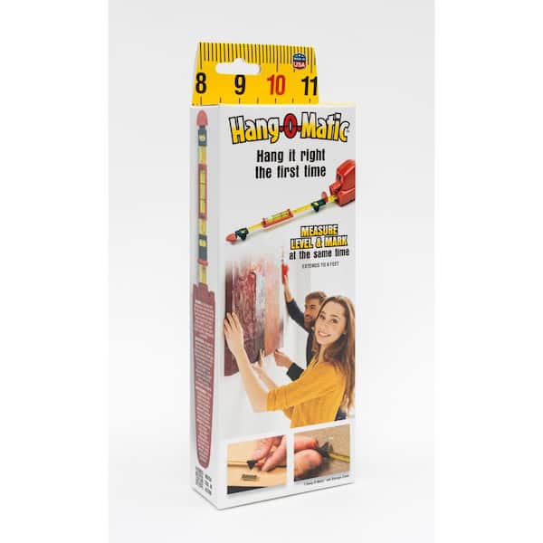 Hang-O-Matic All-in-One Picture and Mirror Hanging Tool Kit