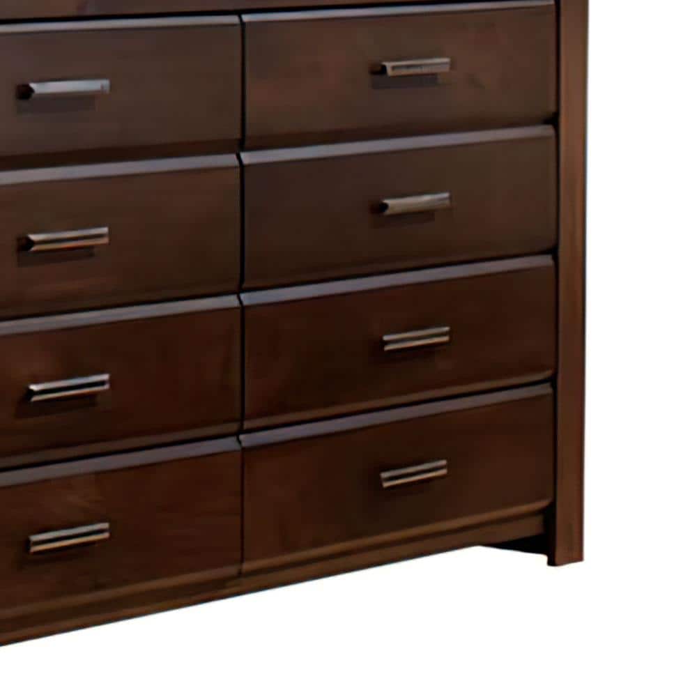 Oberreit Solid Wood Dresser in Sophisticated Walnut Finish