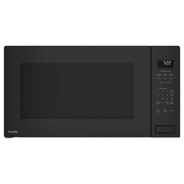 Profile 2.2 cu. ft. 1100-Watt Countertop Microwave in Grey with Built -In Sensor