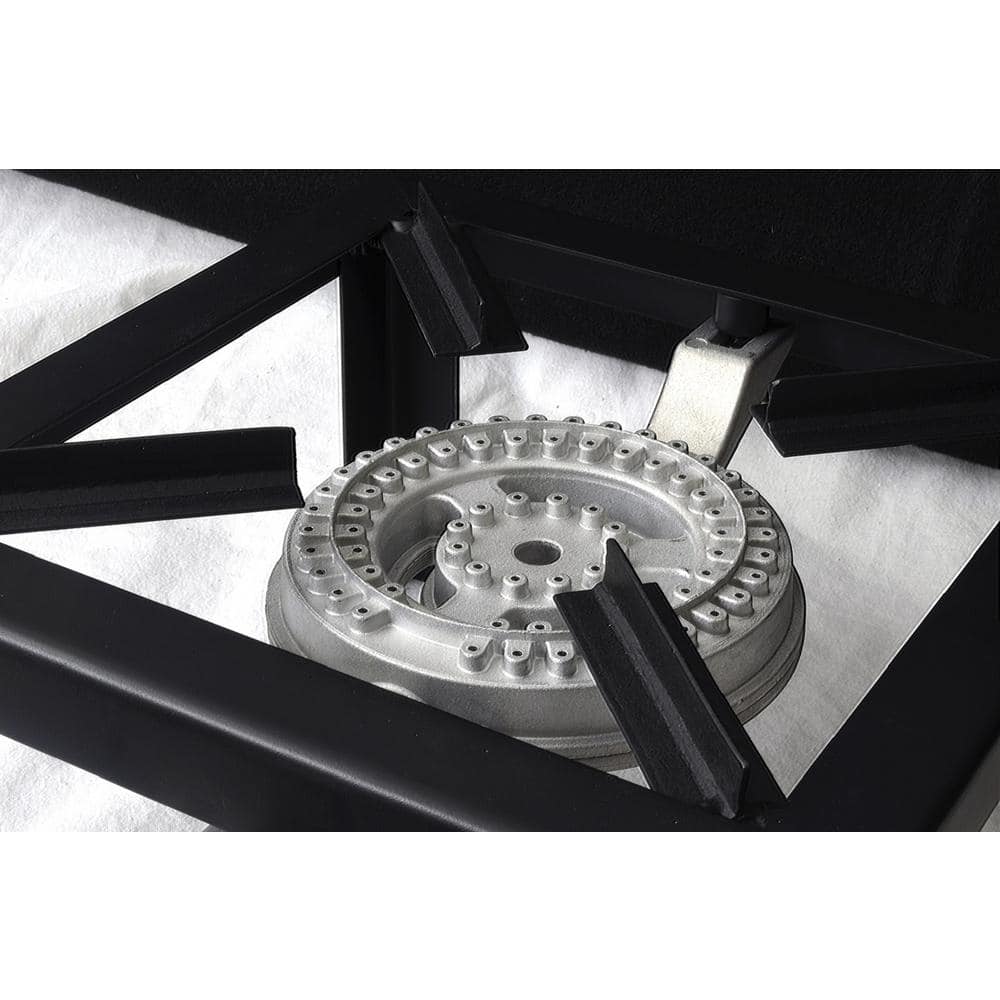 Black Iron 15,000 BTU Single Burner Propane Camping Stove
