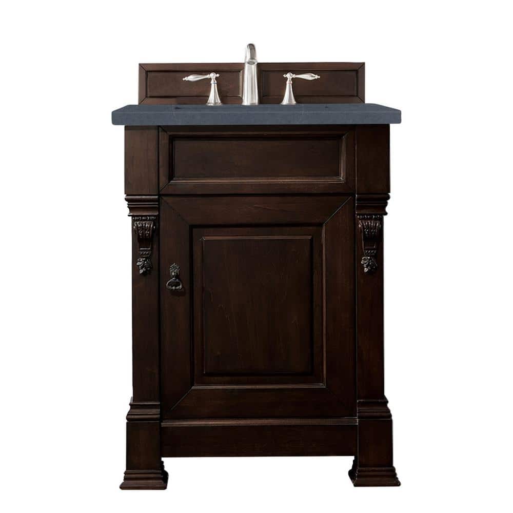 Brookfield 26 in. W x 23.5 in. D x 34.3 in. H Single Bath Vanity in Burnish