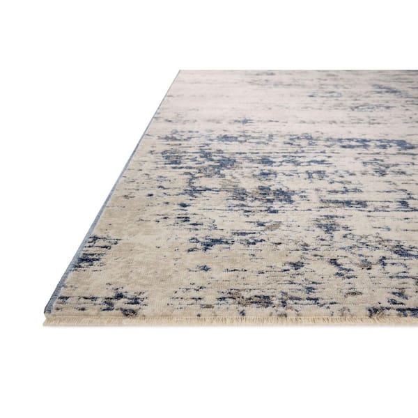 Nellie Dove / Blue 11 ft. 6 in. x 15 ft. 7 in. Contemporary Area Rug