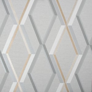 Prestige Geo Grey Wallpaper Sample