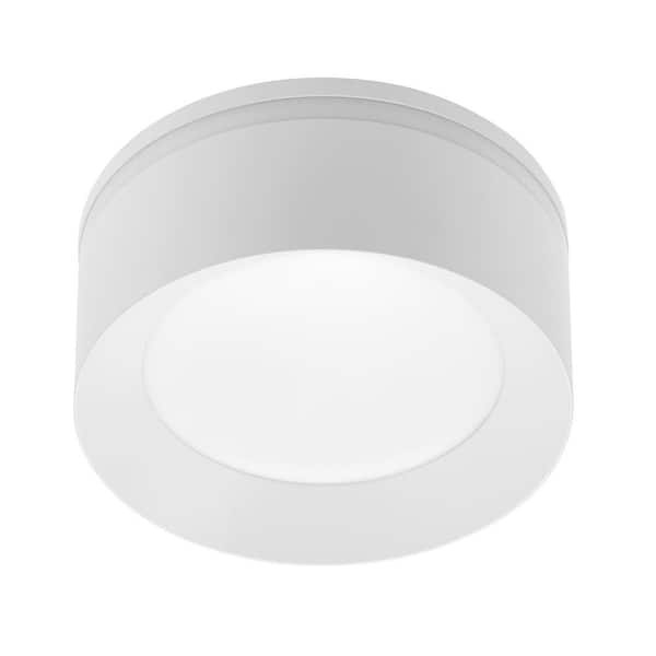 Commercial Electric Flexinstall LED 8 in. White Dual Band Recessed Ceiling Light for Home with 5CCT + DuoBright Dimming