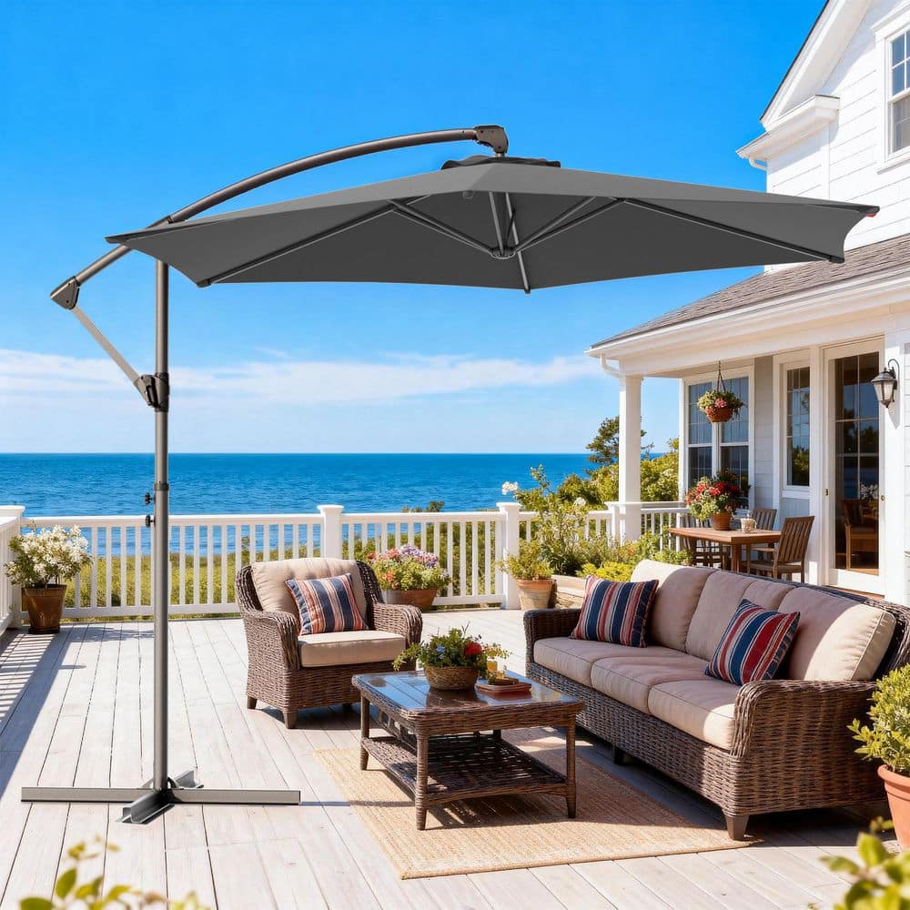 buy offset patio umbrella Cantilever so theres something available to coordinate with any outdoor setting.The classic looks of the FIM Flexy offset patio umbrella make is a highly appealing choice for your outdoor patio or poolside area 11 ft Outdoor Patio Aluminum
