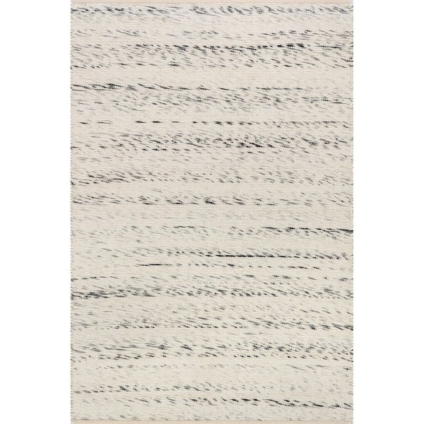 Frenshe Interiors Santa Ynez Marled Ivory 9 ft. x 12 ft. Indoor/Outdoor Patio Area Rug