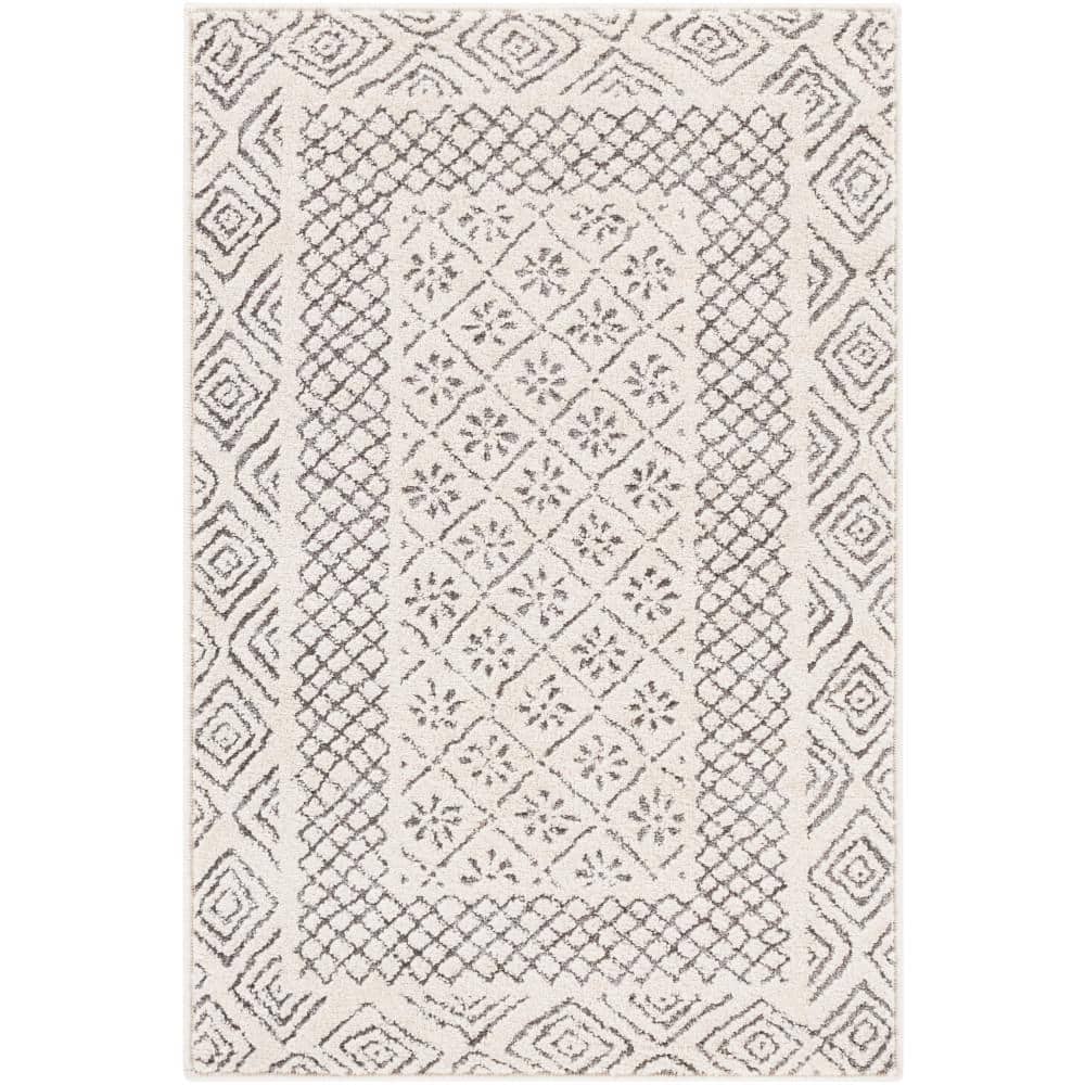 Lucillia Medium Grey 10 ft. x 14 ft. Indoor Area Rug price history on PriceWatchPro