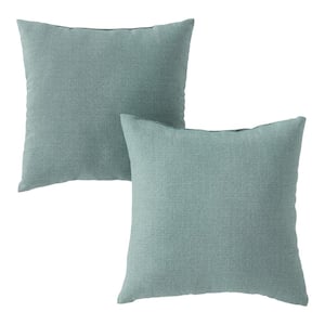 Seaglass Square Outdoor Throw Pillow (2-Pack)