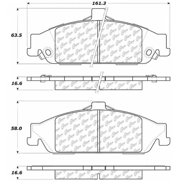 Centric Parts Disc Brake Pad Set