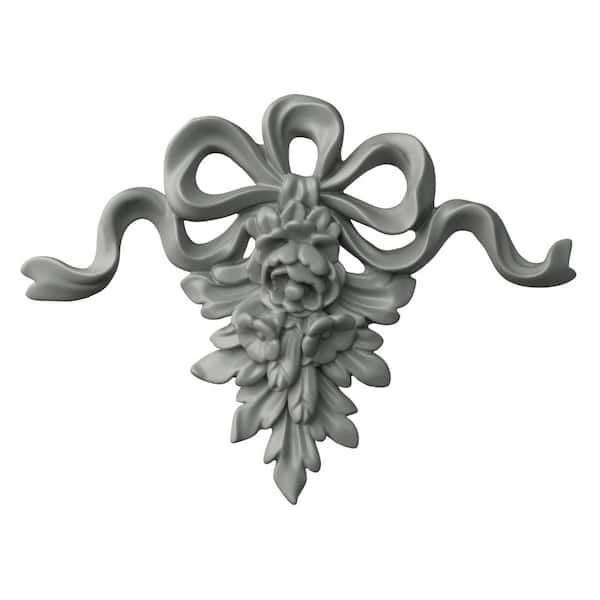 Ekena Millwork 1.5 in. x 10.375 in. x 6.875 Polyurethane Applique and Onlay Moulding