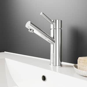 Noma Single Handle Single-Hole Bathroom Faucet in Chrome