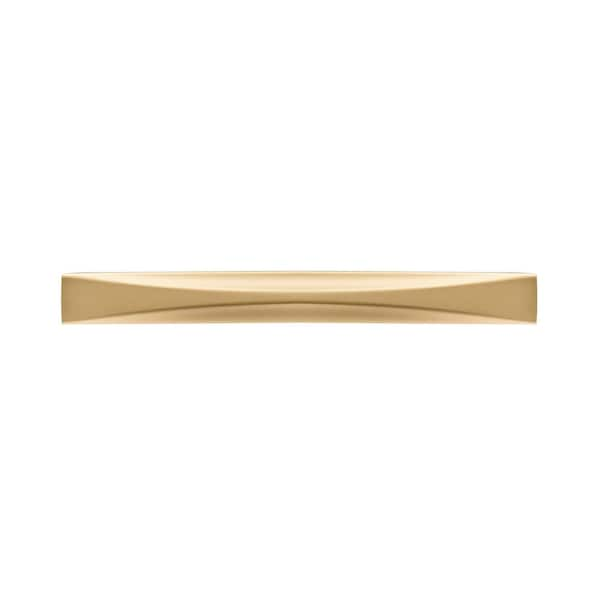 Forge Collection 128 mm Brushed Golden Brass Cabinet Drawer and Door Pull