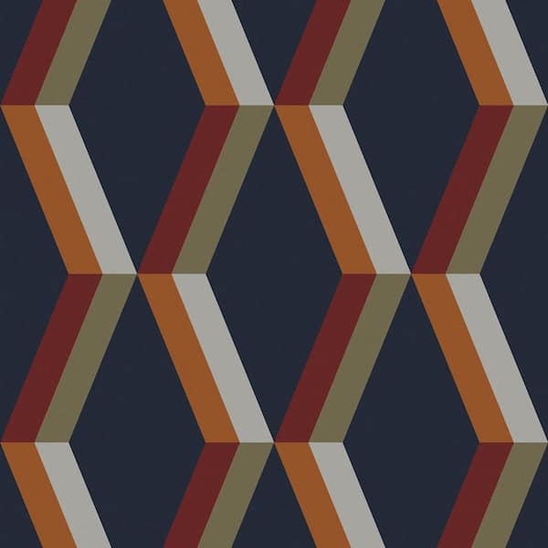 Graham & Brown Cirque Nuit Blue Wallpaper