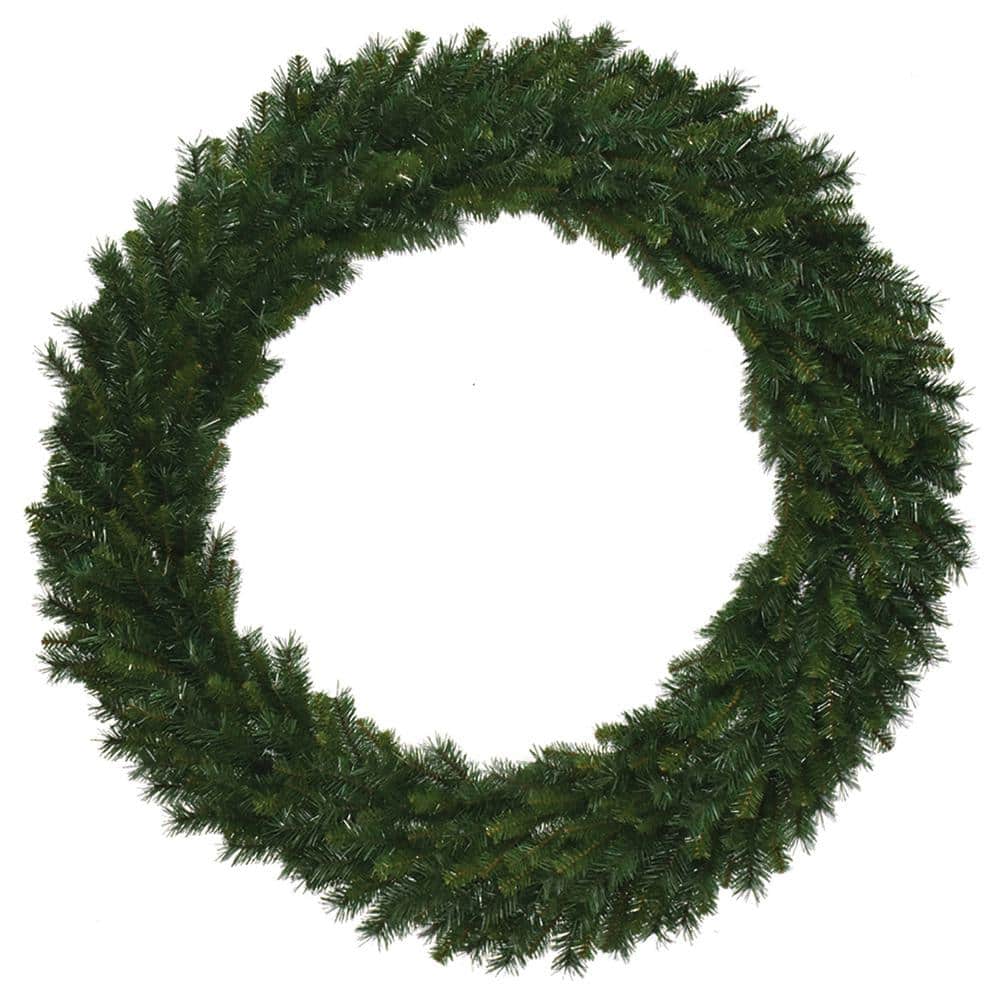 Santa's Workshop 60 in Unlit Multi Pine Wreath with 500 Tips 14906 The  Home Depot