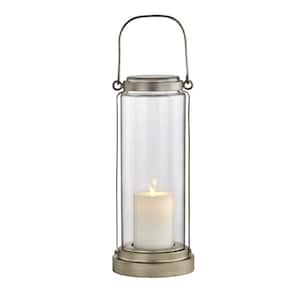 Sunjoy Osborne 20 in. Classic Black Outdoor Battery Powered Lantern  D201007407 - The Home Depot