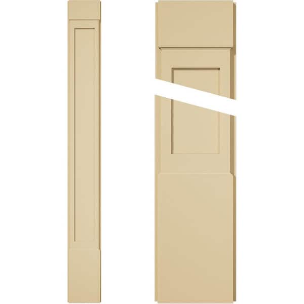 Ekena Millwork 2 in. D x 10 in. W x 90 in. L Primed Polyurethane Pilaster (1- Pack)