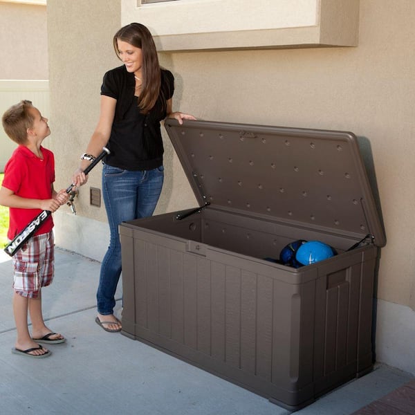 Lifetime 116 gal. High-Density Outdoor Storage Box, Desert Sand at Tractor  Supply Co.