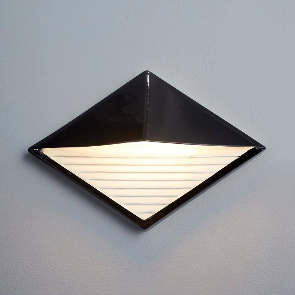 Black Ceramic Dimmable LED Wall Sconce