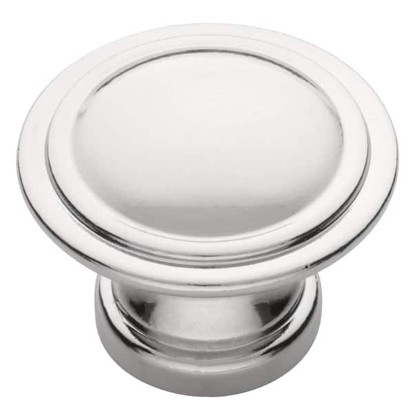 Liberty Ridge Design 1-1/8 in. (28mm) Polished Chrome Round Cabinet Knob