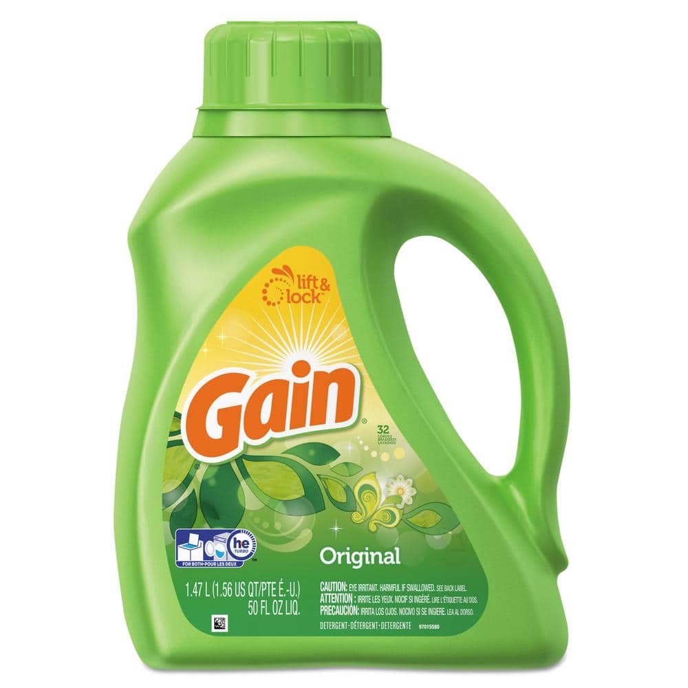 Gain 50 oz. Liquid Laundry Detergent Original Scent Bottle (Case of 6