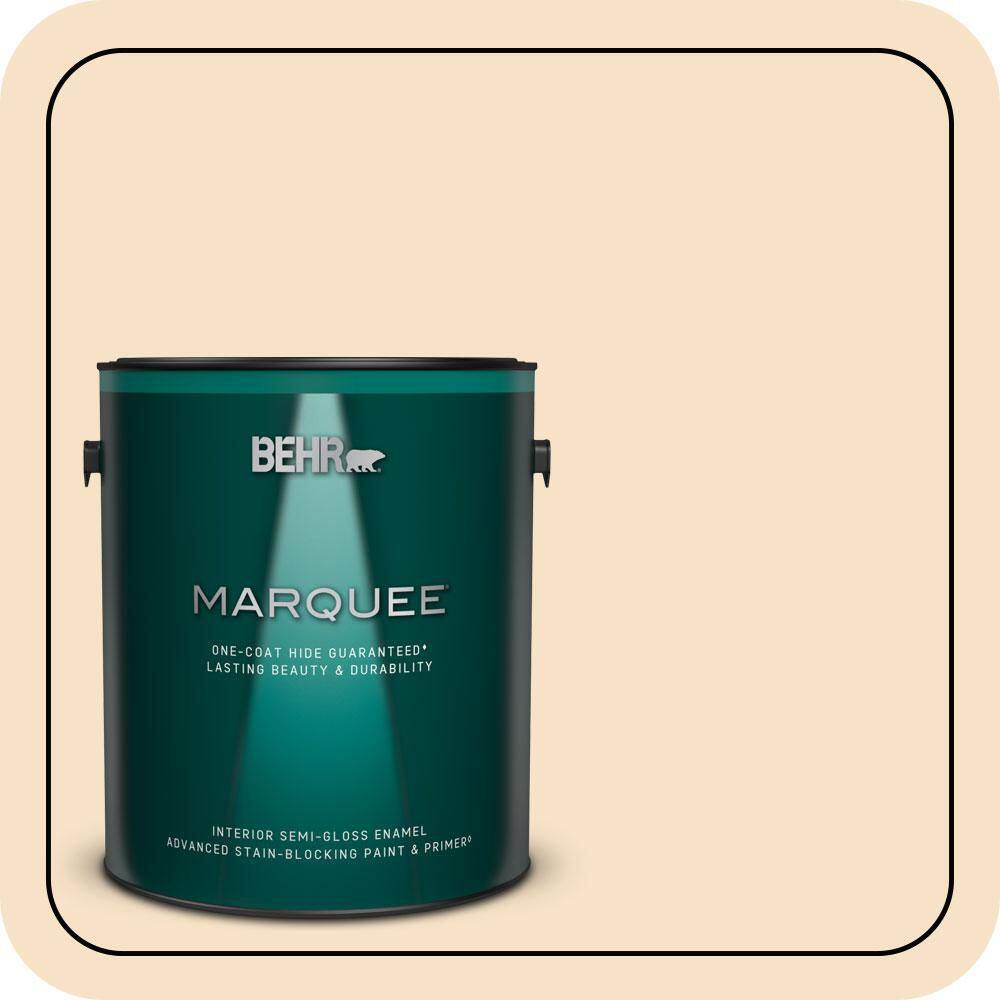 1 gal. #M250-1 Frosting Cream Semi-Gloss Enamel Interior Paint & Primer price history on PriceWatchPro