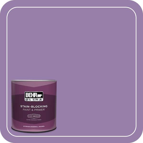 BEHR ULTRA 1 qt. #650B-6 Elite Wisteria Extra Durable Eggshell Enamel Interior Paint & Primer